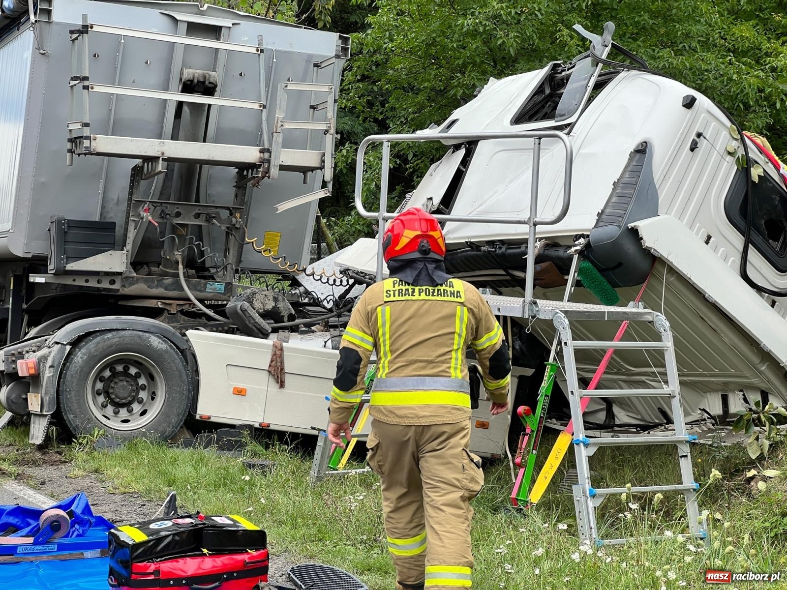 Wypadek Na Dw Odcinek Racib Rz Babice Foto